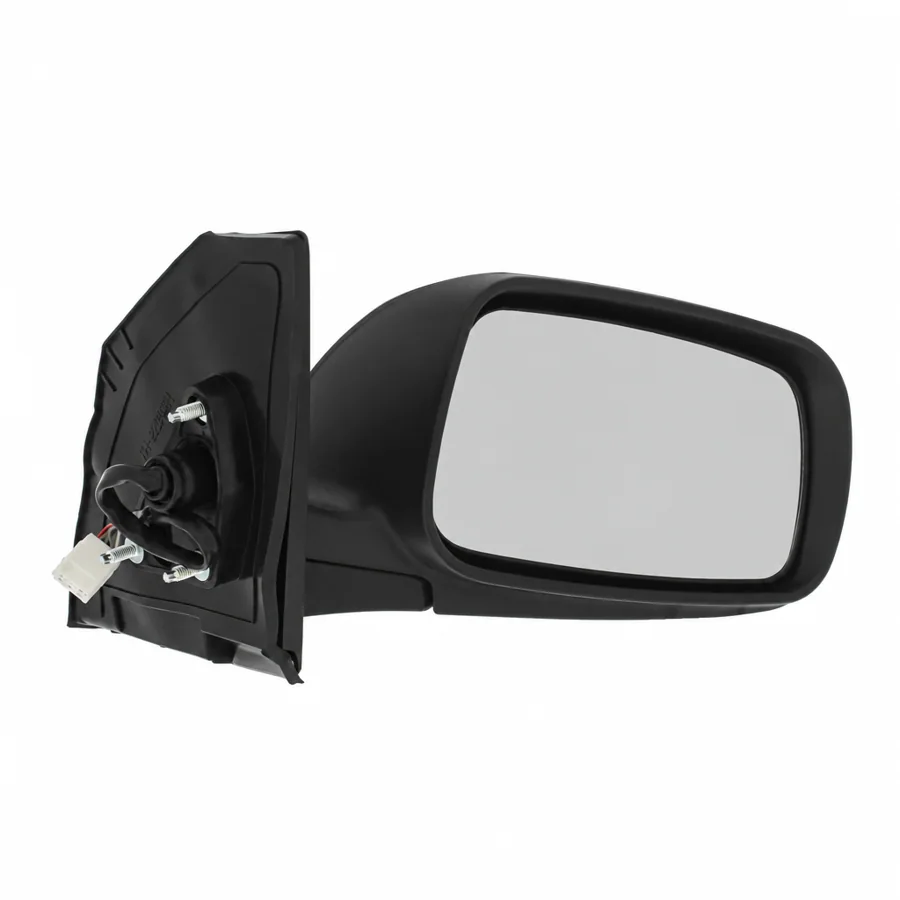 Toyota Corolla Right Heated Electric Complete Mirror Unit, Paintable - Black (2004–2007) — photograph 3