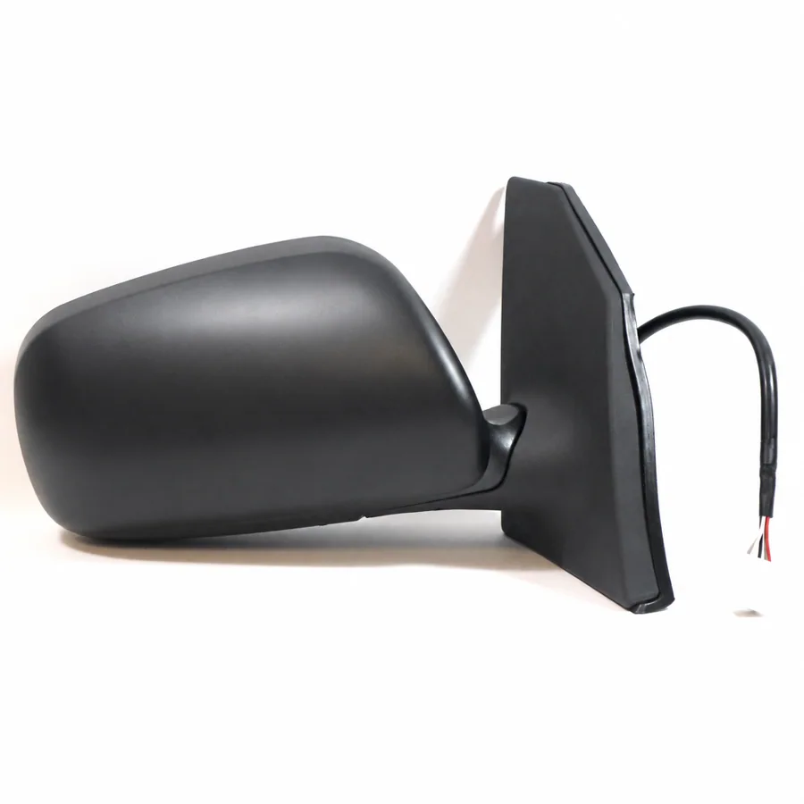Toyota Corolla Right Heated Electric Complete Mirror Unit, Paintable - Black (2004–2007)