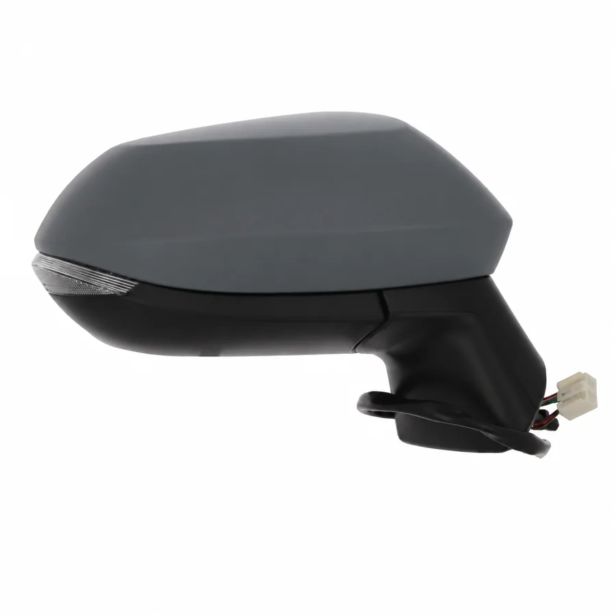 Toyota Corolla Right Heated Power Folding Complete Mirror Unit, Primed (2019 onwards)