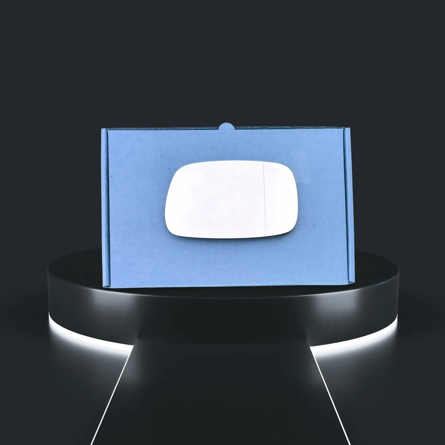 Toyota Corolla Right Wide Angle Stick-on Mirror Glass (2002–2006)