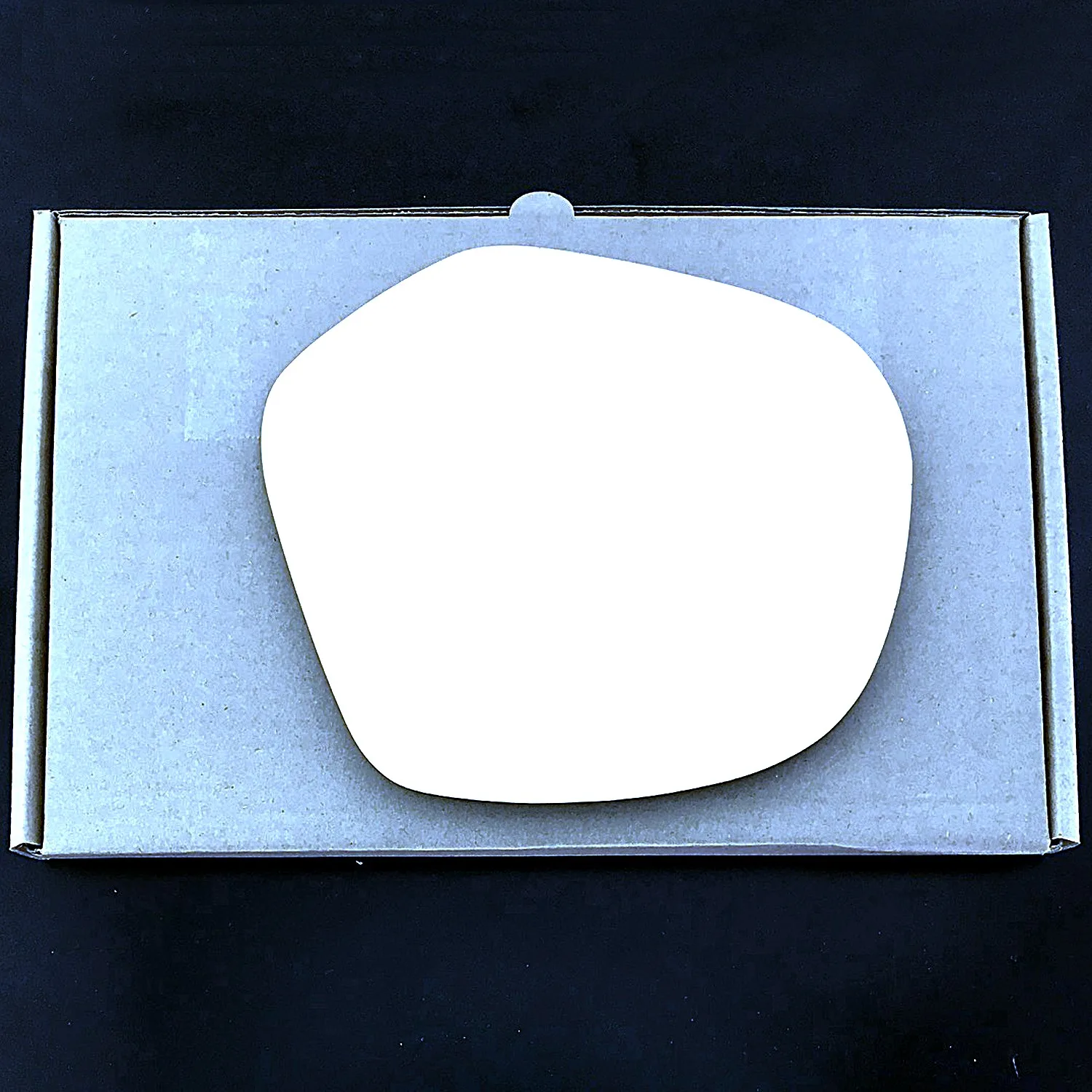 Toyota Hi-Ace Left Convex Stick-on Mirror Glass (1996–2006)