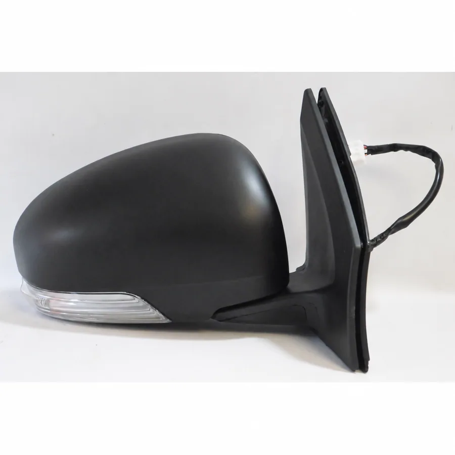 Toyota iQ Right Heated Electric Complete Mirror Unit, Paintable - Black (2009–2015)