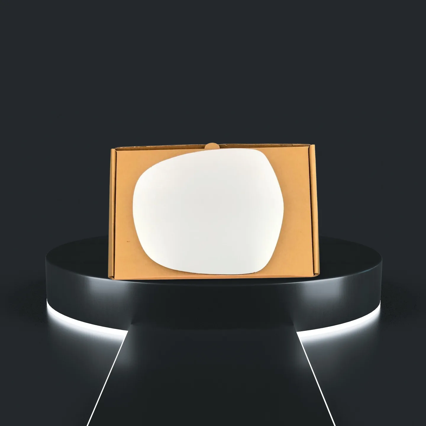 Toyota Landcruiser Prado Left Convex Stick-on Mirror Glass (2009–2016)