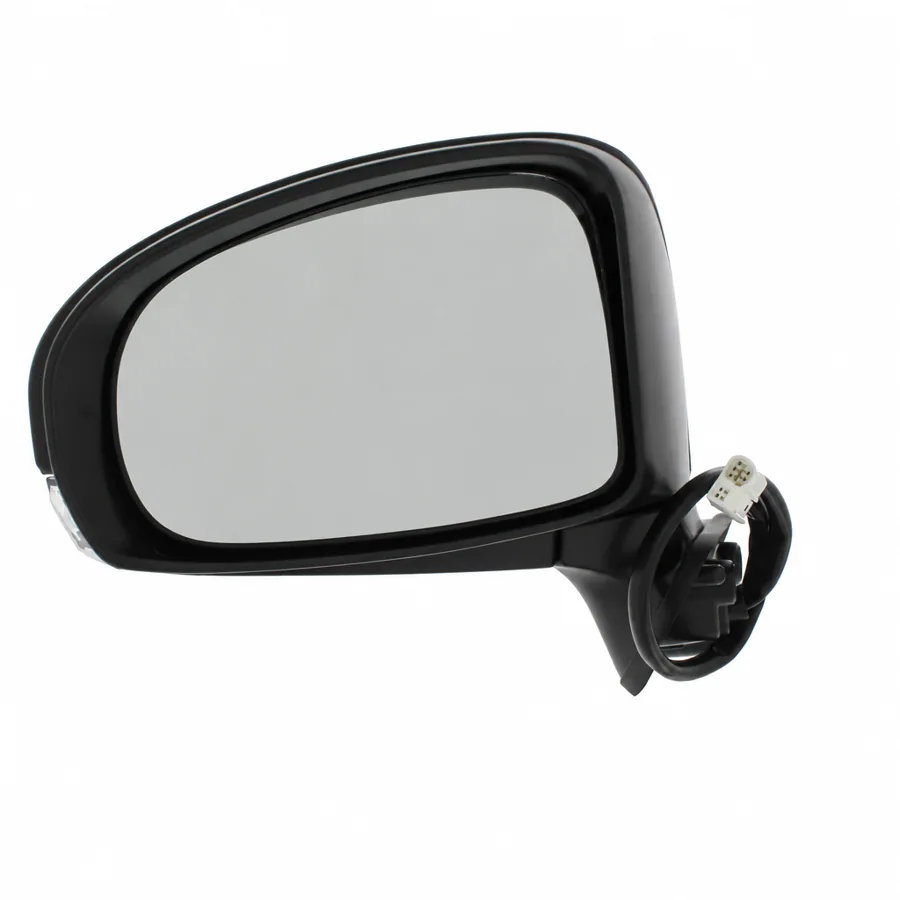 Toyota Prius Left Heated Electric Complete Mirror Unit, Paintable - Black (2009–2016) — photograph 3