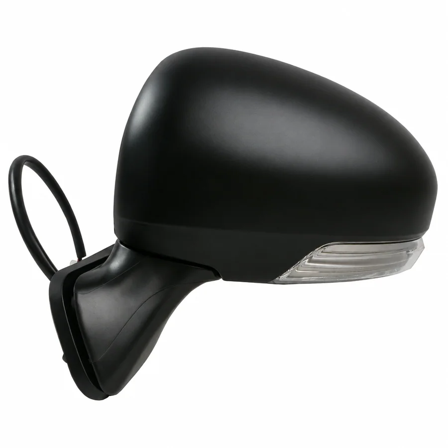 Toyota Prius Left Heated Electric Complete Mirror Unit, Paintable - Black (2009–2016)