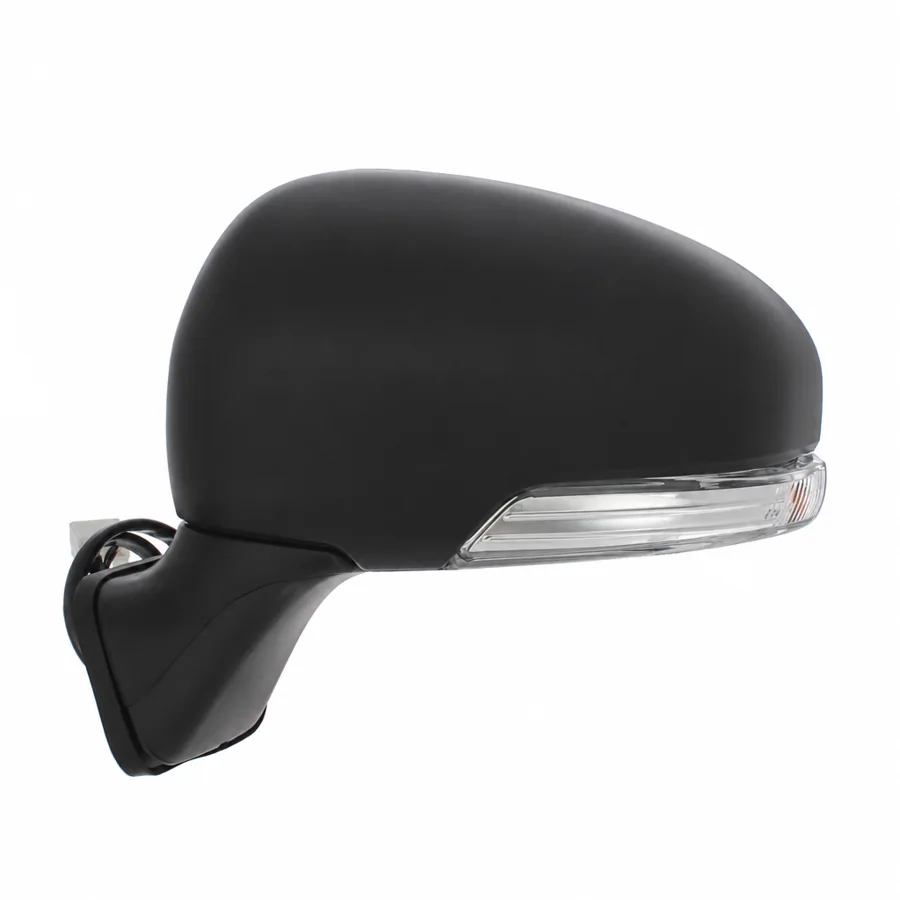 Toyota Prius Left Heated Power Folding Complete Mirror Unit, Paintable - Black (2009–2016) — photograph 2