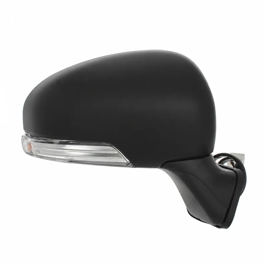 Toyota Prius Right Heated Power Folding Complete Mirror Unit, Paintable - Black (2009–2016) — photograph 2