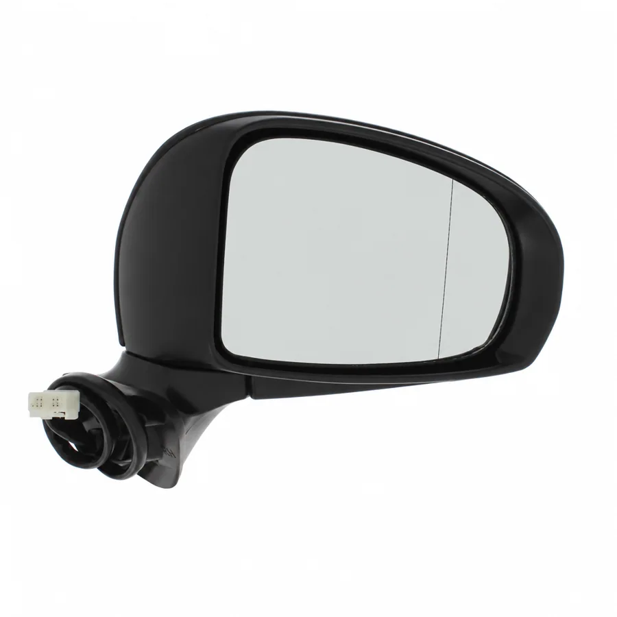 Toyota Prius Right Heated Power Folding Complete Mirror Unit, Paintable - Black (2009–2016) — photograph 3