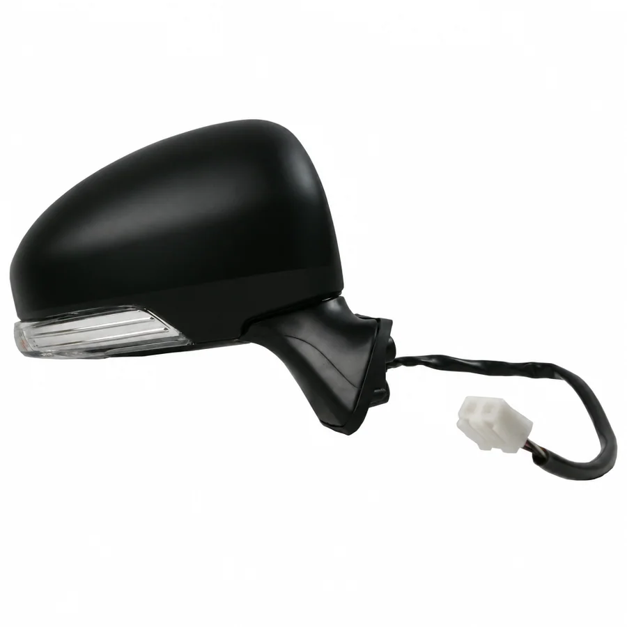 Toyota Prius Right Heated Power Folding Complete Mirror Unit, Paintable - Black (2009–2016)