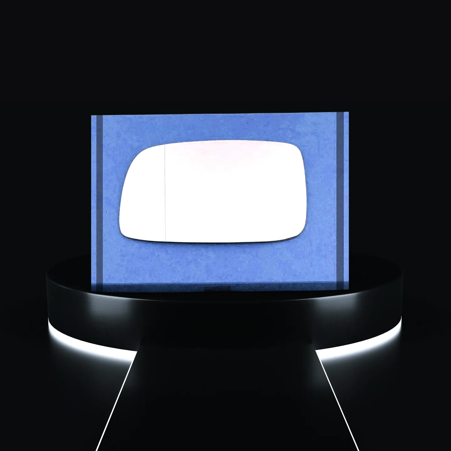 Toyota Prius Left Convex Stick-on Mirror Glass (2004–2008)