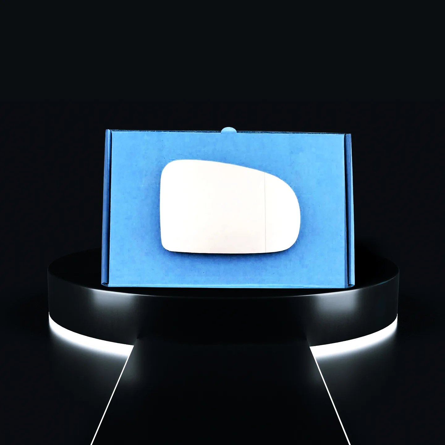 Toyota Prius Right Wide Angle Stick-on Mirror Glass (2009–2015)