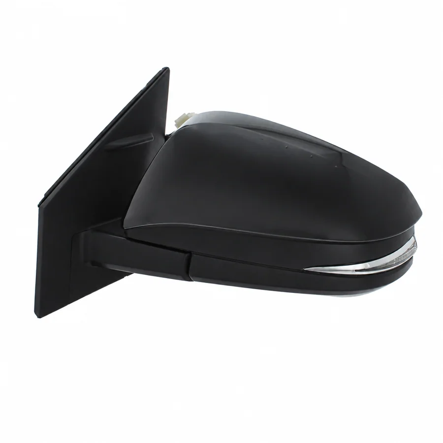 Toyota RAV-4 Left Heated Electric Complete Mirror Unit, Paintable - Black (2013–2019)