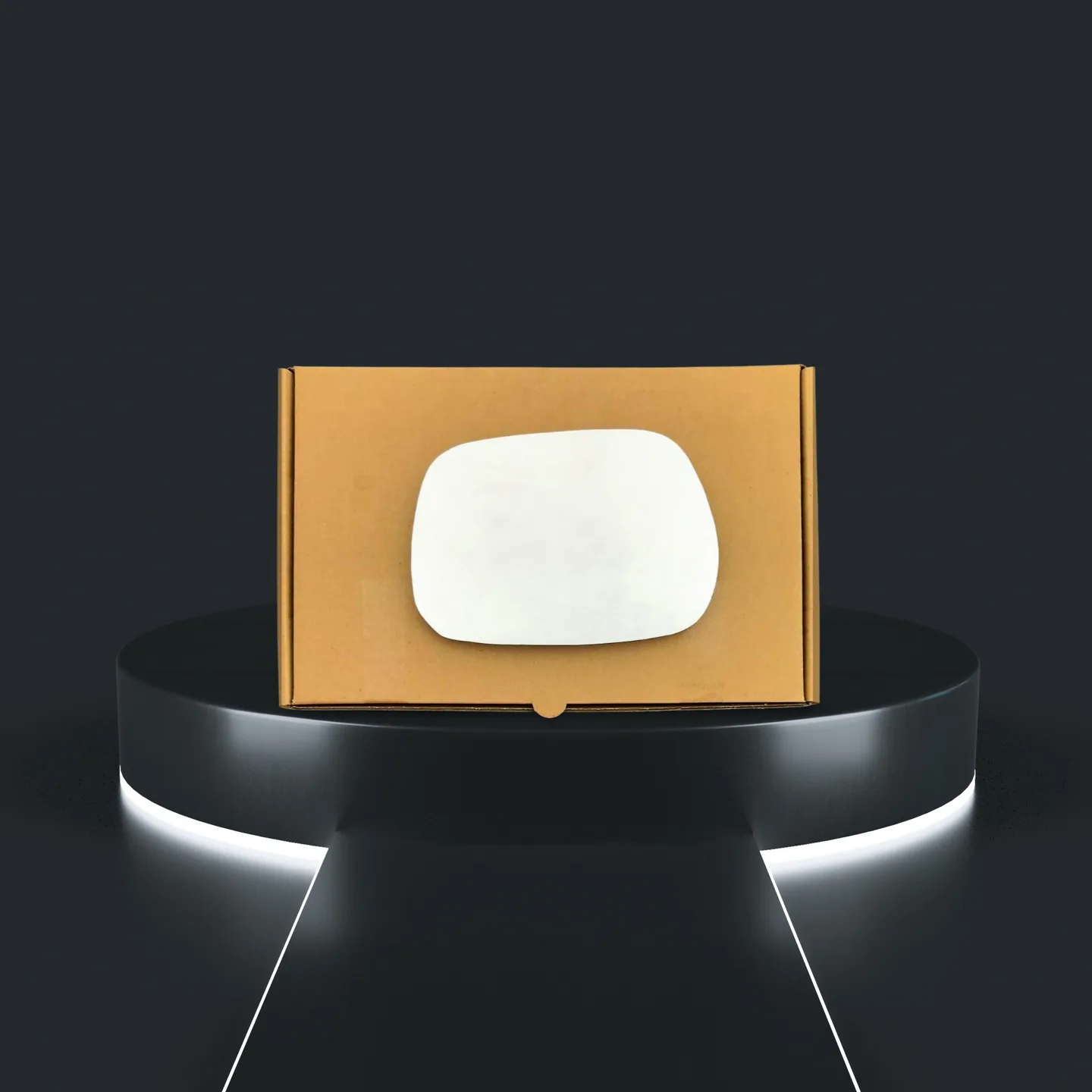 Toyota RAV-4 Left Convex Stick-on Mirror Glass (2000–2003)