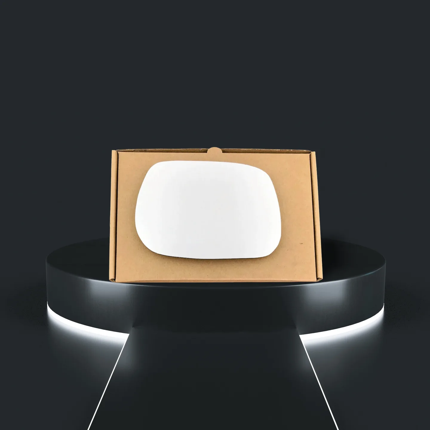 Toyota RAV-4 Left Convex Stick-on Mirror Glass (2004–2005)