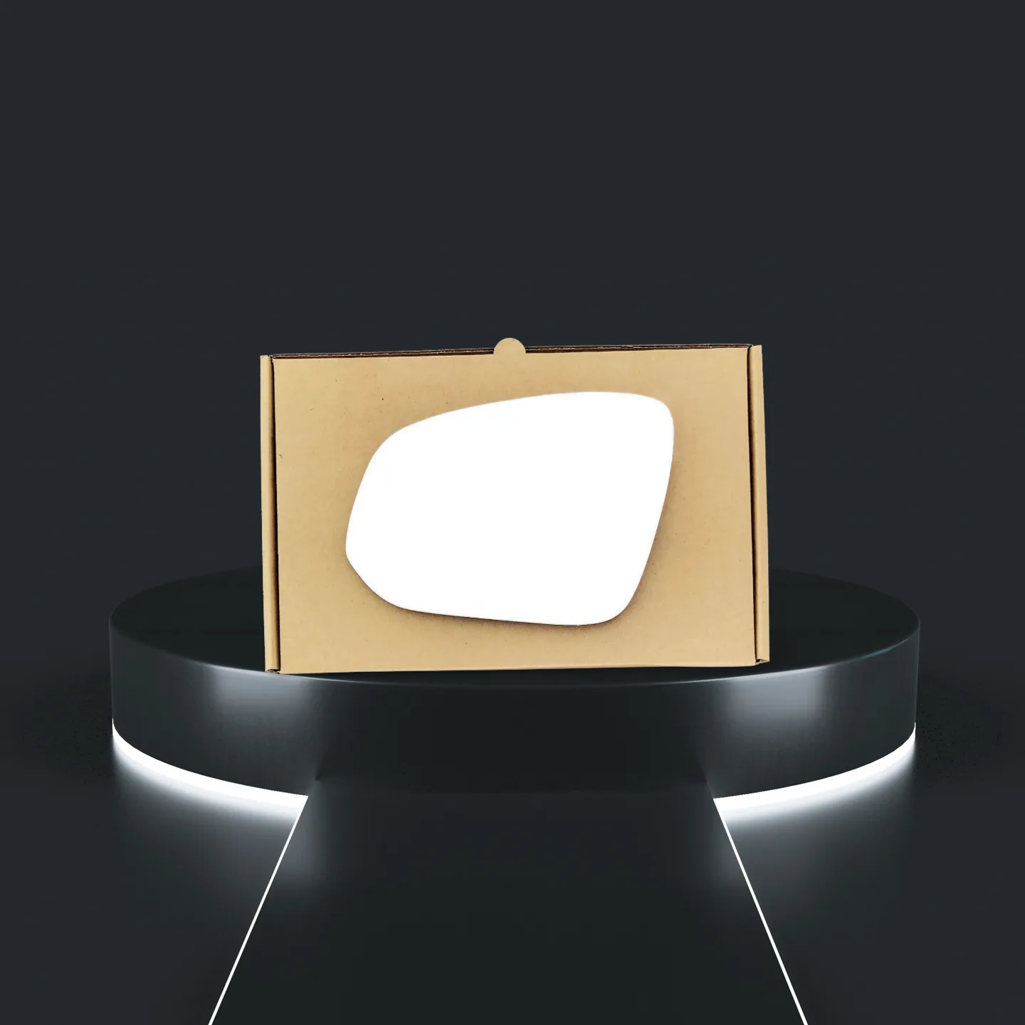 Toyota RAV-4 Left Convex Stick-on Mirror Glass (2013–2024)