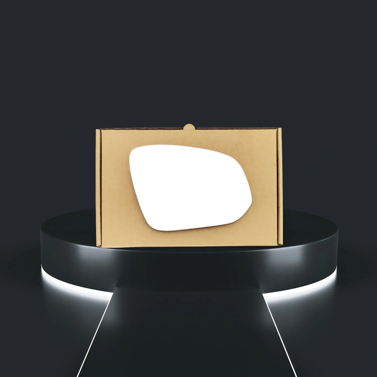 Toyota RAV-4 Right Convex Stick-on Mirror Glass (2013–2024)