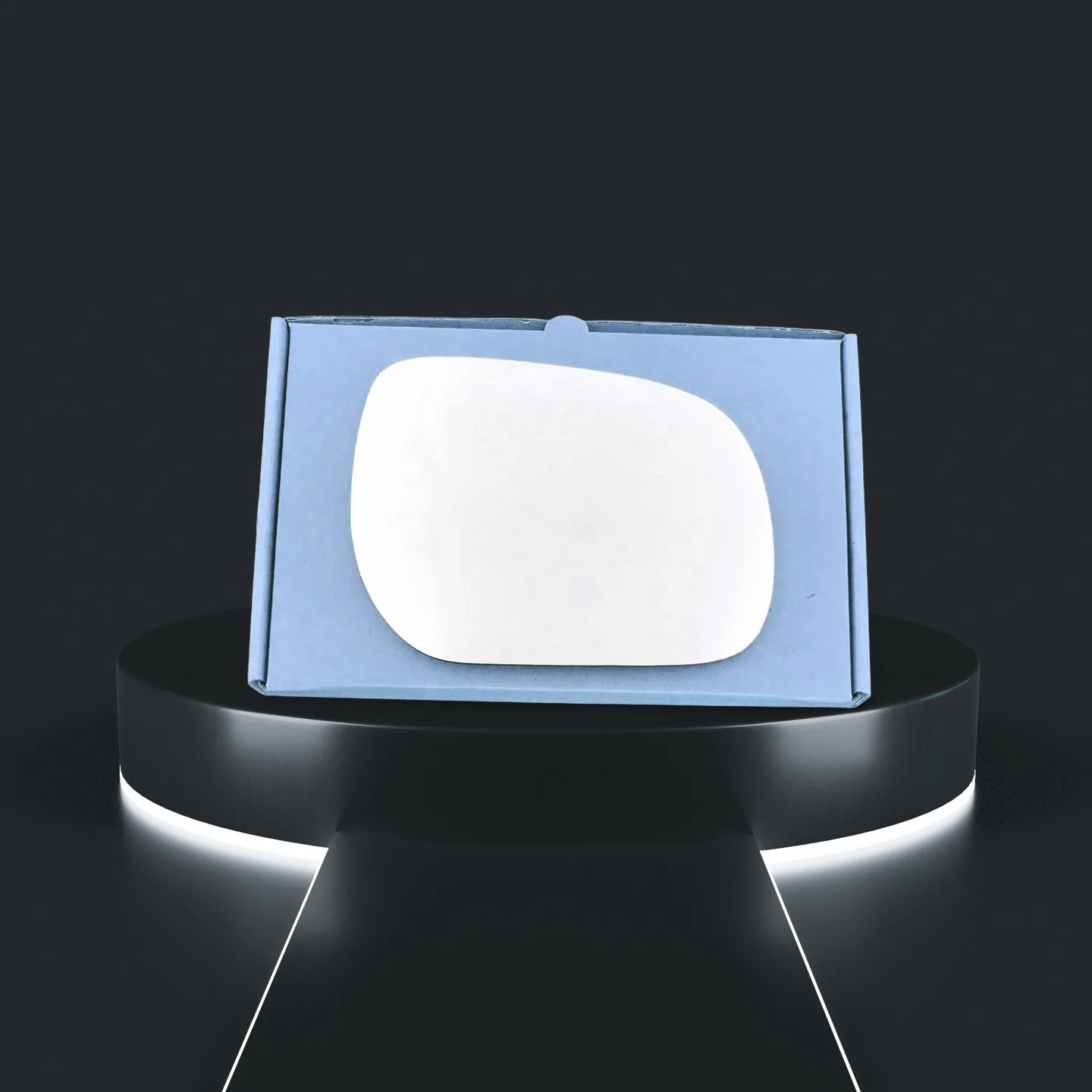 Toyota Verso Left Convex Stick-on Mirror Glass (2009–2012)