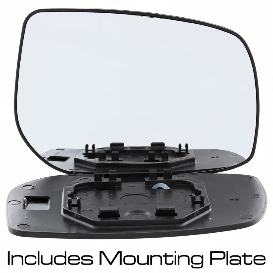 Toyota Yaris Right Convex Clip-on Mirror Glass (2005–2012)