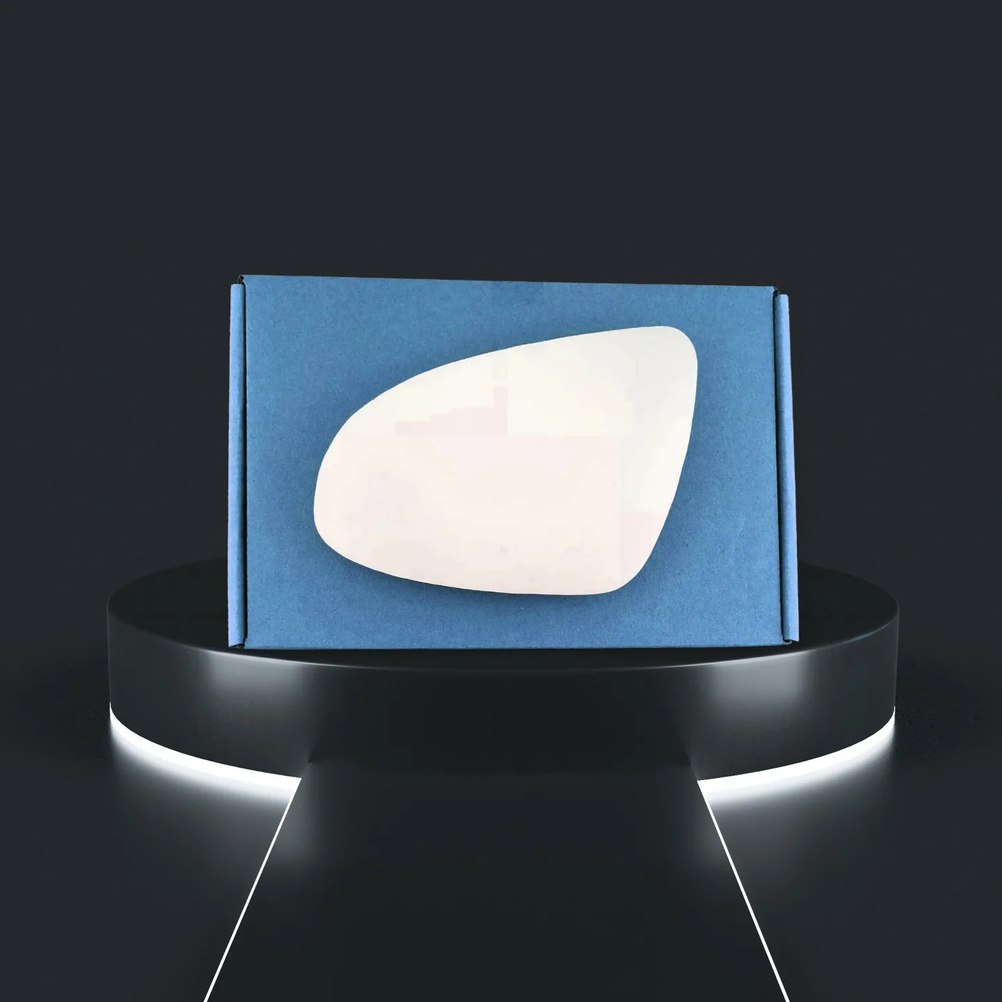 Toyota Yaris Left Convex Stick-on Mirror Glass (2012–2025)