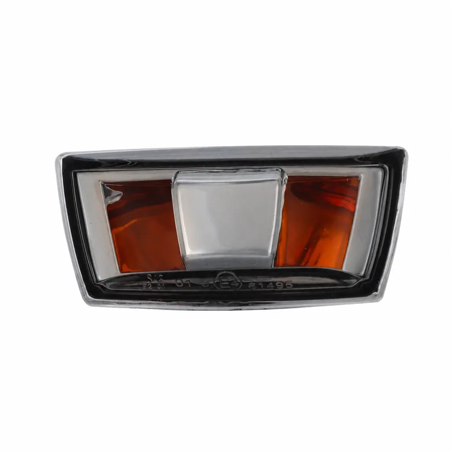 Vauxhall Adam Left Side Repeater (2012–2020) — Lens colour: Black Edging - Amber Background - Chrome Centre