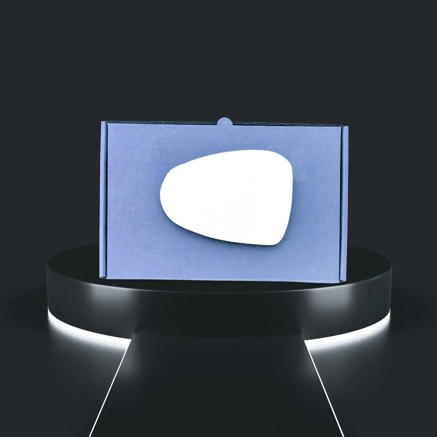 Vauxhall Ampera Left Convex Stick-on Mirror Glass (2012–2020)