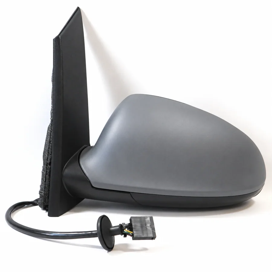 Vauxhall Astra Left Heated Power Folding Complete Mirror Unit, Primed (2009–2016)