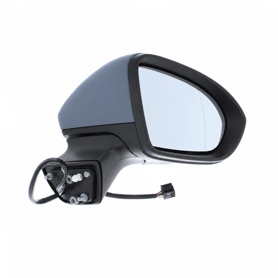 Vauxhall Astra Right Heated Power Folding Complete Mirror Unit, Primed (2015–2022) — 7 Pin Connector — photograph 2