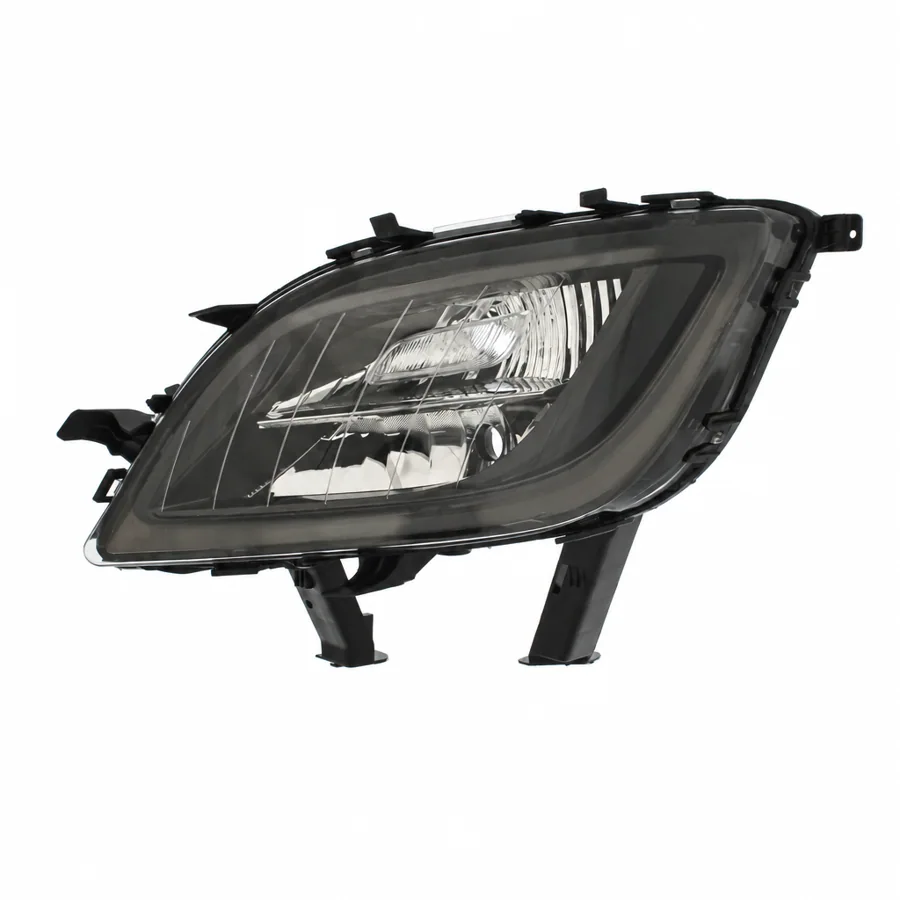 Vauxhall Astra Left Non-LED Front Fog Light (2009–2012) — Bezel colour: Black Inner