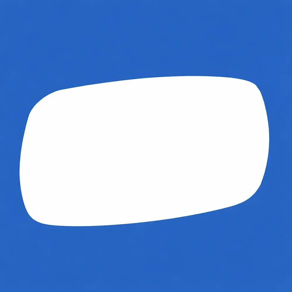 Vauxhall Astra Left Convex Stick-on Mirror Glass (1992–1998)