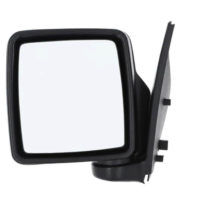 Vauxhall Combo Left Heated Electric Complete Mirror Unit, Black - Textured (2001–2012) — photograph 2