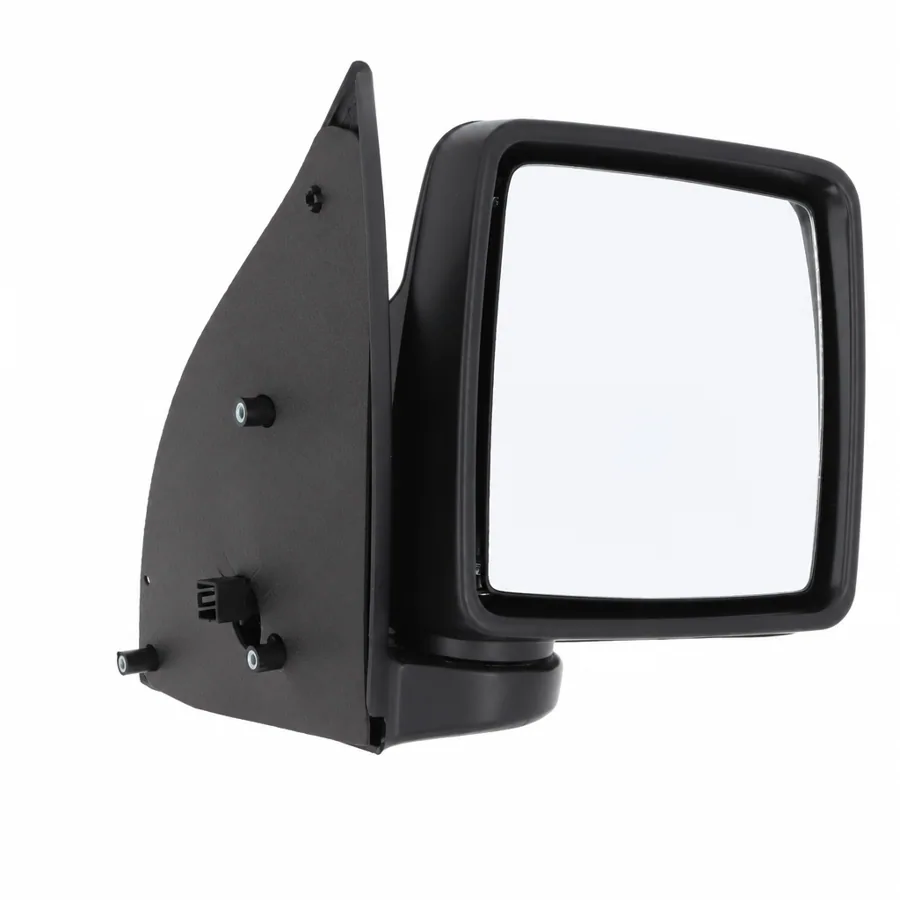 Vauxhall Combo Right Heated Electric Complete Mirror Unit, Black - Textured (2001–2012) — photograph 2