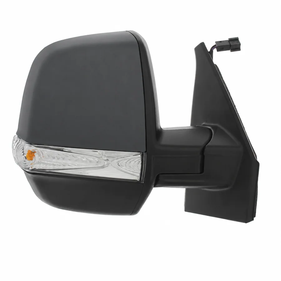 Vauxhall Combo Right Heated Electric Complete Mirror Unit, Primed (2011–2018) — Twin Glass - 6 Pin Connector — photograph 2