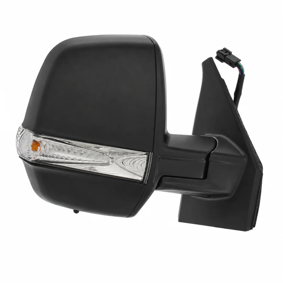 Vauxhall Combo Right Heated Electric Complete Mirror Unit, Black (2011–2018) — With temperature sensor — photograph 2