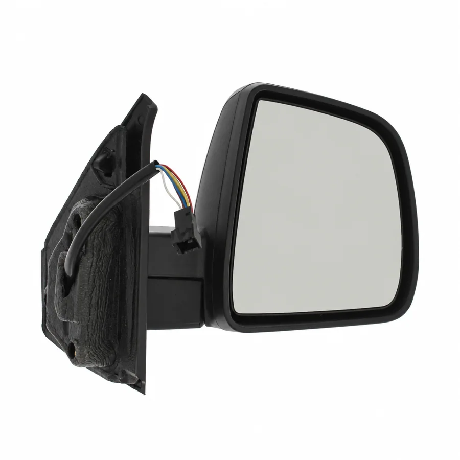 Vauxhall Combo Right Heated Electric Complete Mirror Unit, Primed (2011–2018) — Single Glass - 8 Pin Connector — photograph 3