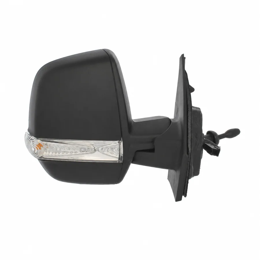 Vauxhall Combo Right Complete Mirror Unit, Black (2011–2018)