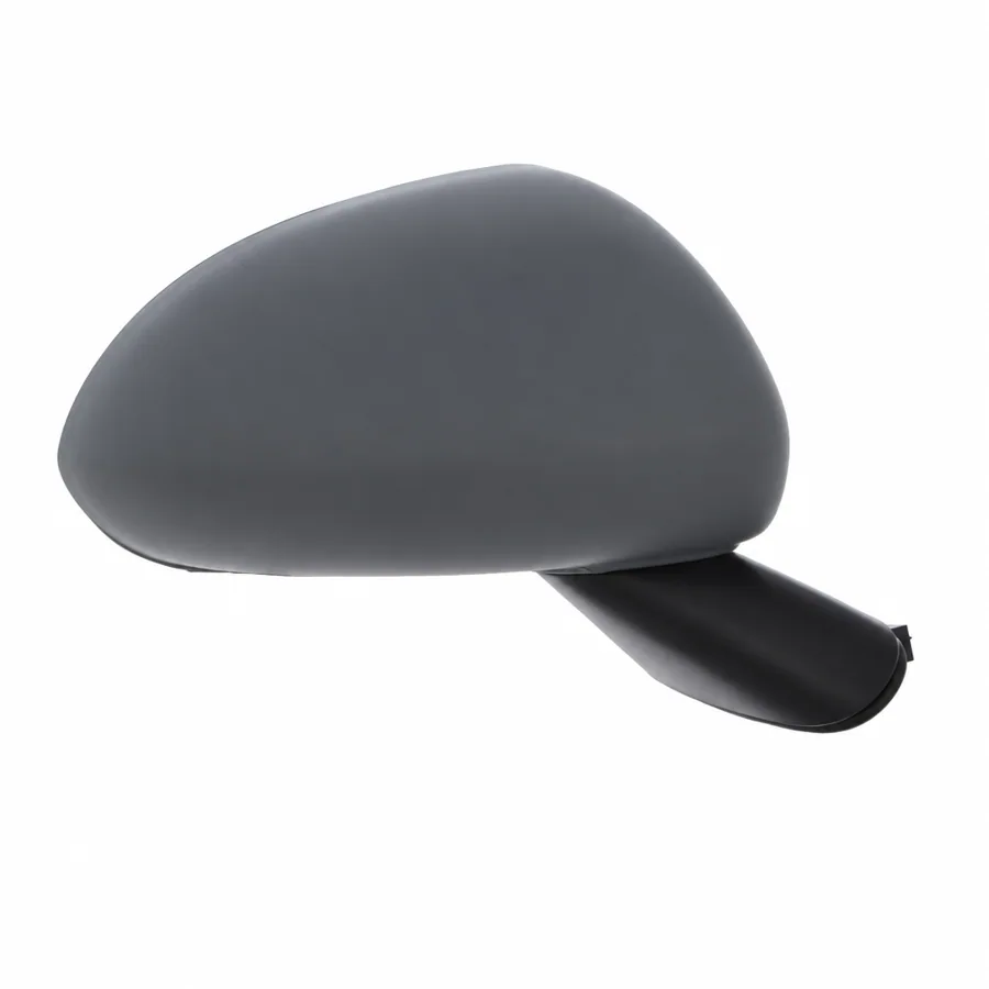 Vauxhall Corsa Right Heated Electric Complete Mirror Unit (2006–2020) — Black Arm & Primed Cover