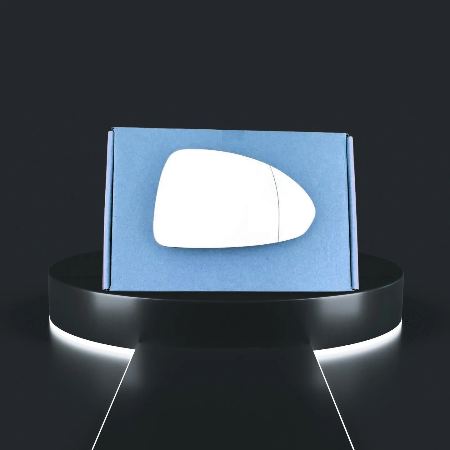 Vauxhall Corsa Right Convex Stick-on Mirror Glass (2007–2019)