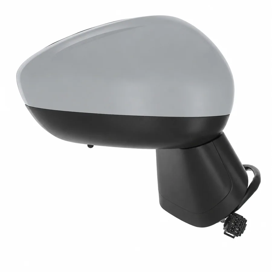 Vauxhall Crossland X Right Heated Electric Complete Mirror Unit, Primed (2017–2021)