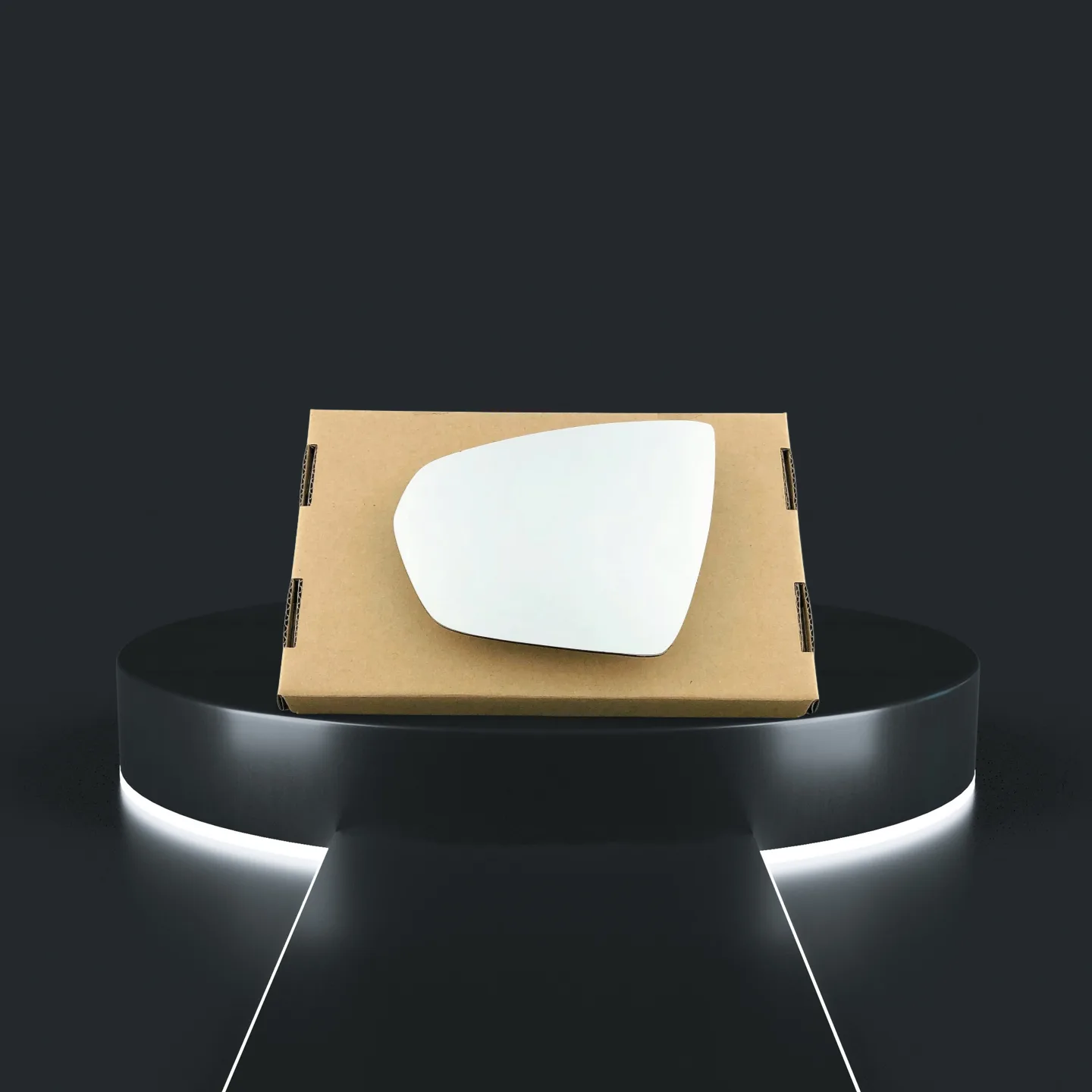Vauxhall Grandland Left Convex Stick-on Mirror Glass (2017–2020)