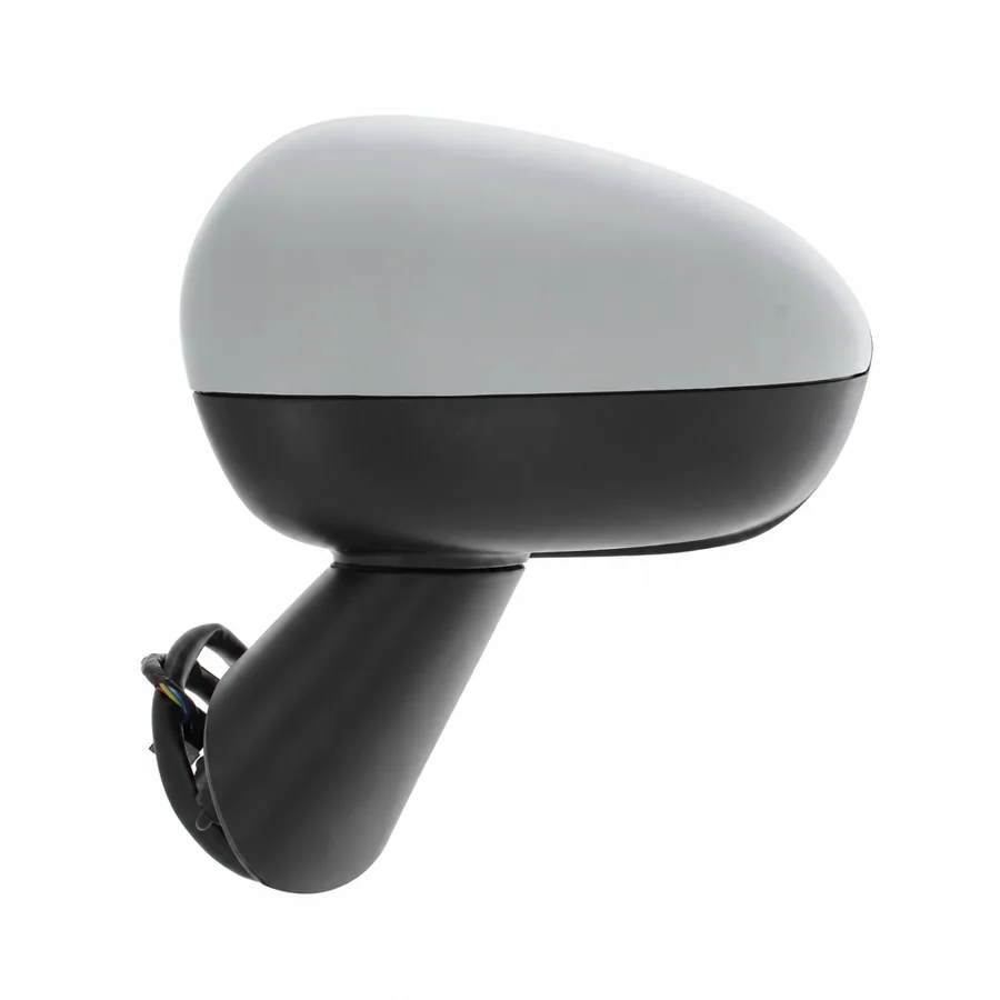 Vauxhall Meriva Left Heated Electric Complete Mirror Unit (2010–2017) — Black Arm & Primed Cover — photograph 2