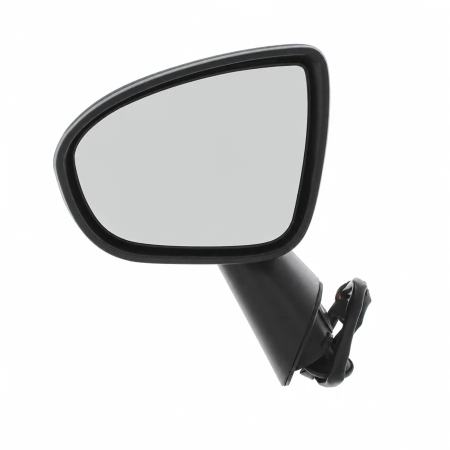 Vauxhall Meriva Left Heated Electric Complete Mirror Unit (2010–2017) — Black Arm & Primed Cover — photograph 3