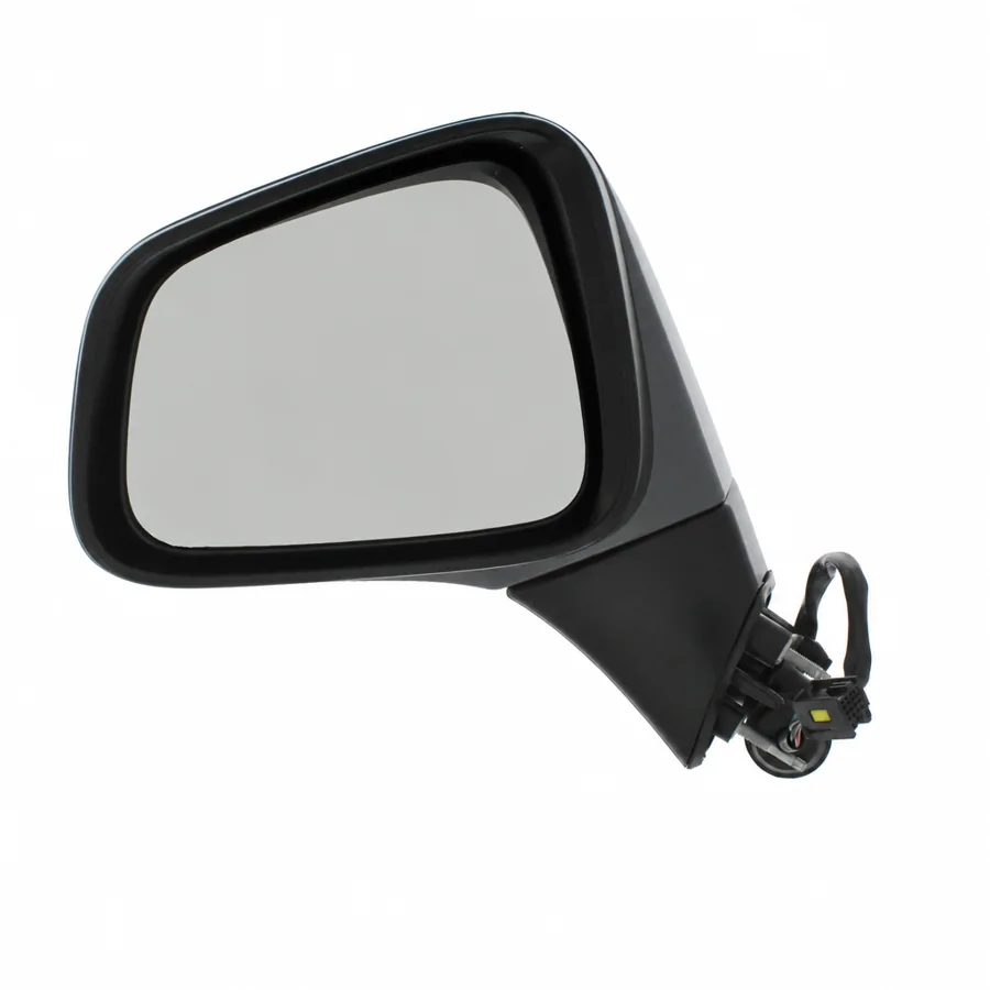 Vauxhall Mokka Left Heated Power Folding Complete Mirror Unit (2012–2017) — Black Textured Arm & Primed Cover — photograph 2