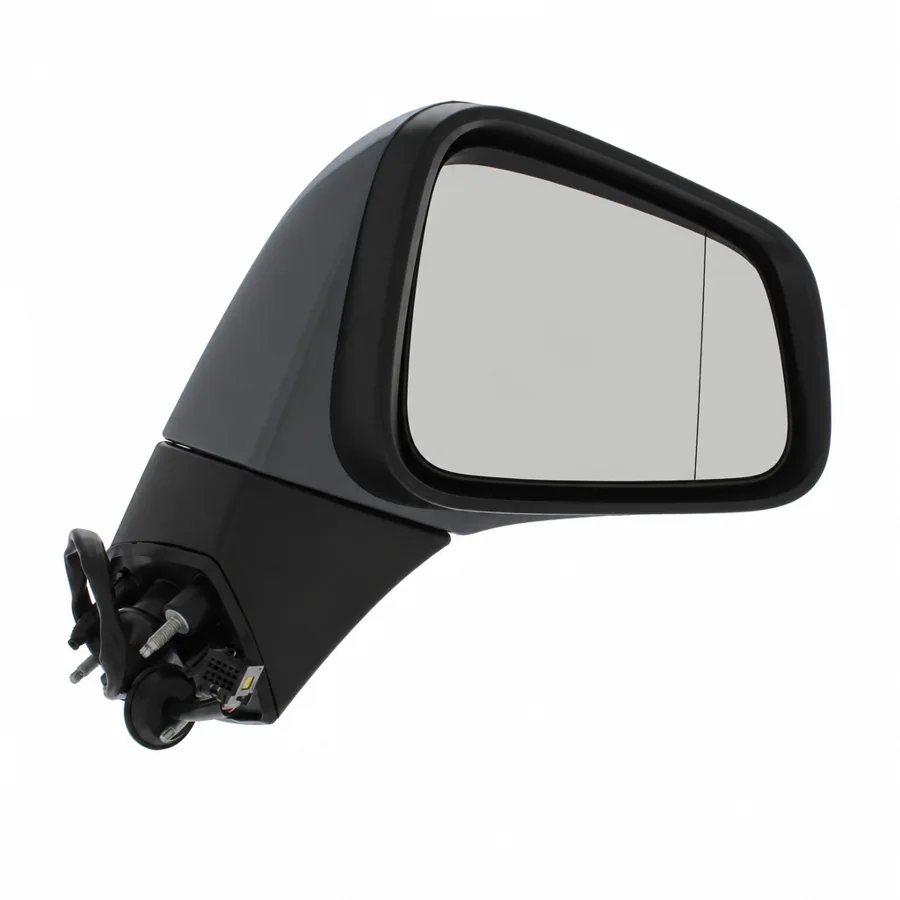 Vauxhall Mokka Right Heated Power Folding Complete Mirror Unit (2012–2017) — Black Textured Arm & Primed Cover — photograph 2