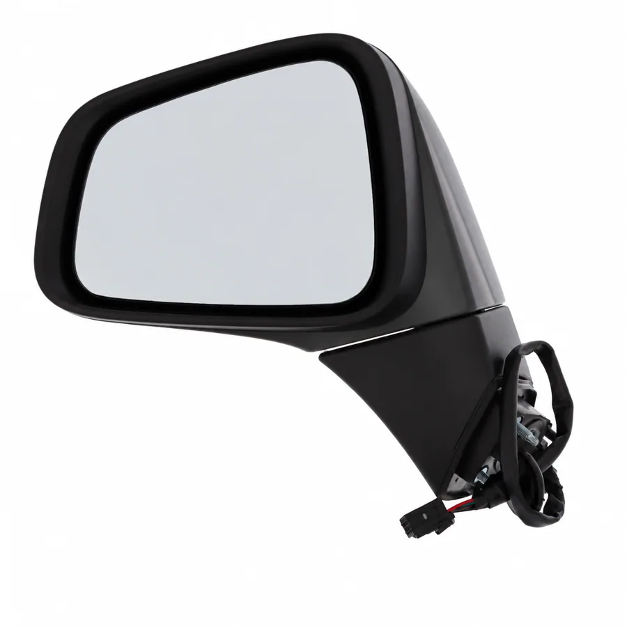 Vauxhall Mokka X Left Heated Electric Complete Mirror Unit (2016–2020) — Black Arm & Grey Paintable Cover — photograph 2