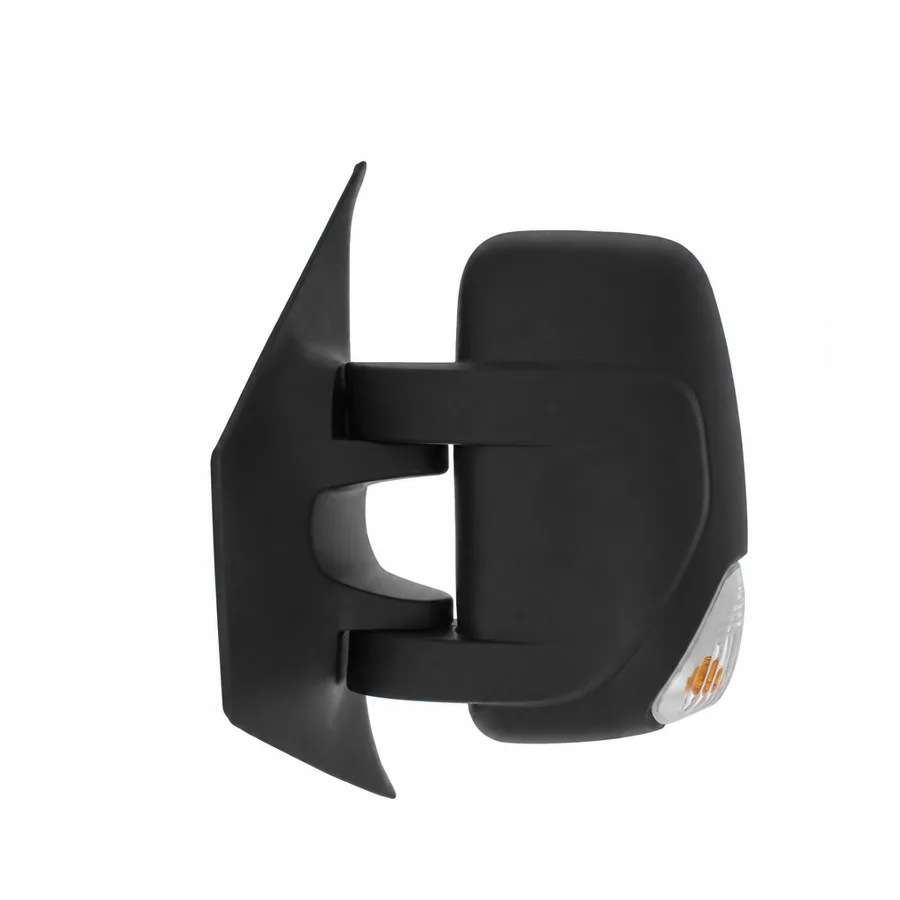 Vauxhall Movano Left Heated Electric Complete Mirror Unit, Black (2010–2022) — Indicator: Yes - Amber - 16w Bulb — photograph 2