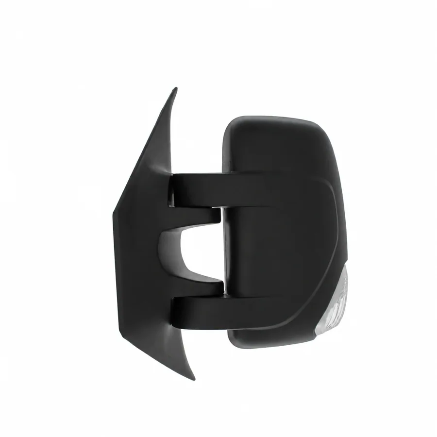 Vauxhall Movano Left Heated Electric Complete Mirror Unit, Black (2010–2022) — Indicator: Yes - Clear - 5w Bulb — photograph 2