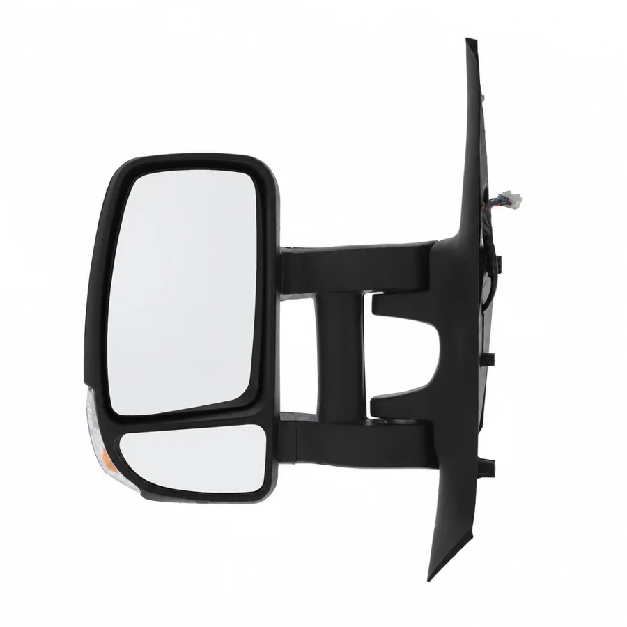 Vauxhall Movano Left Heated Electric Complete Mirror Unit, Black - Textured (2010–2022) — photograph 2