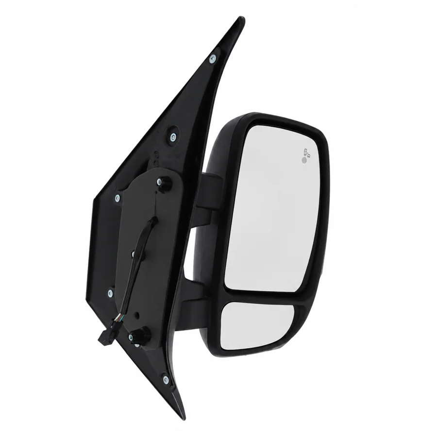 Vauxhall Movano Right Heated Electric Complete Mirror Unit, Black - Textured (2016–2022) — Indicator: Yes - Clear - 5w Bulb — photograph 2