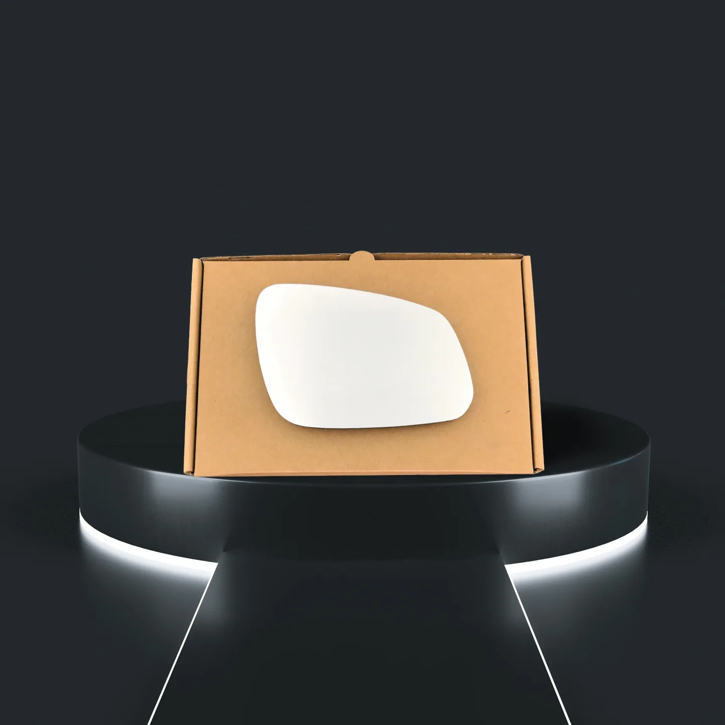 Vauxhall Viva Left Convex Stick-on Mirror Glass (2014–2020)