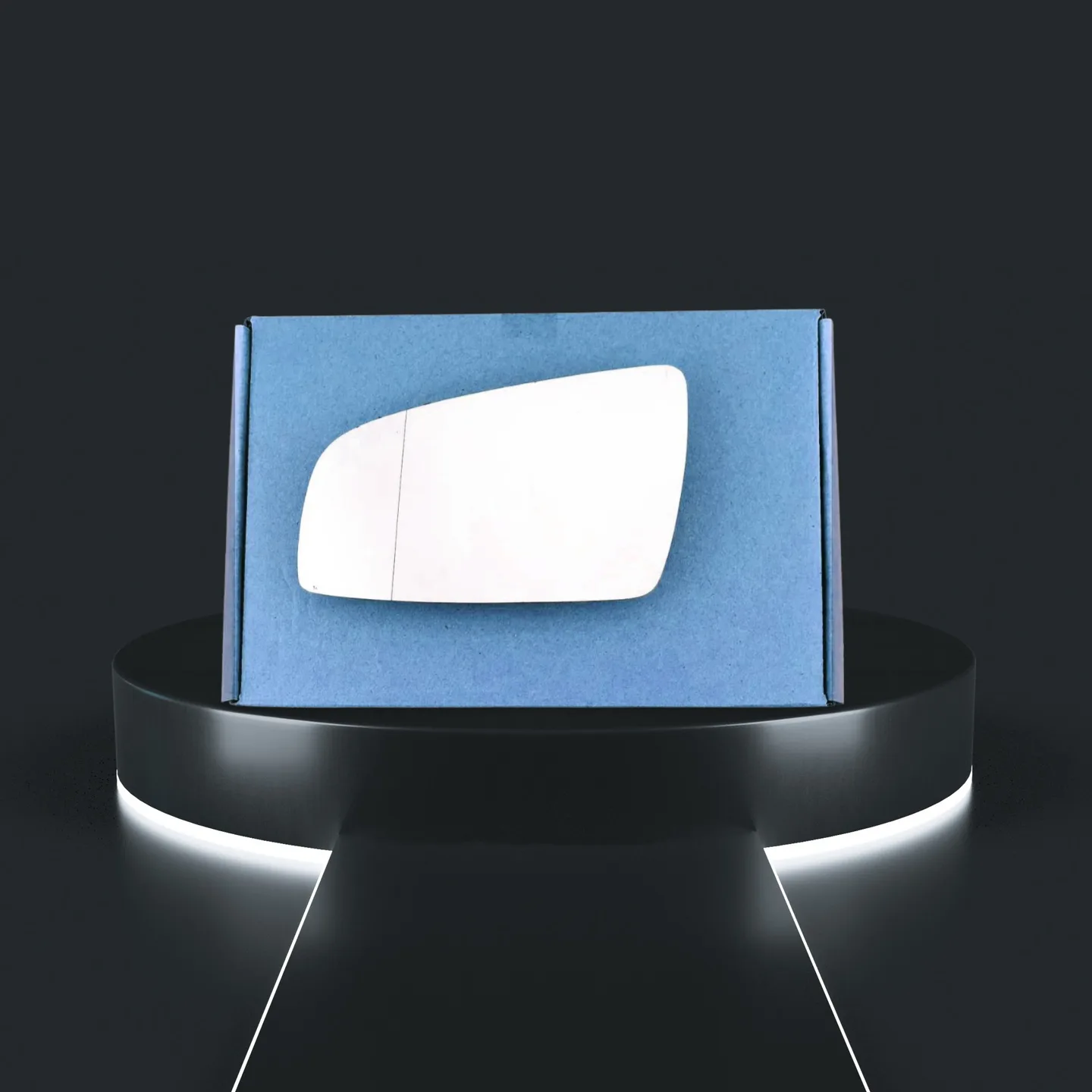 Vauxhall Zafira Left Convex Stick-on Mirror Glass (2005–2009)